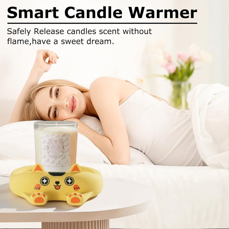 PUSEE Coffee Mug Warmer Auto Shut Off, 3 Temp Coffee Warmer for Desk, Candle Warmer Plate Safely Melt The Candle Releases Scents,Enjoy Your Warm Coffee Tea,Coffee Gifts for Women Men - Image 5